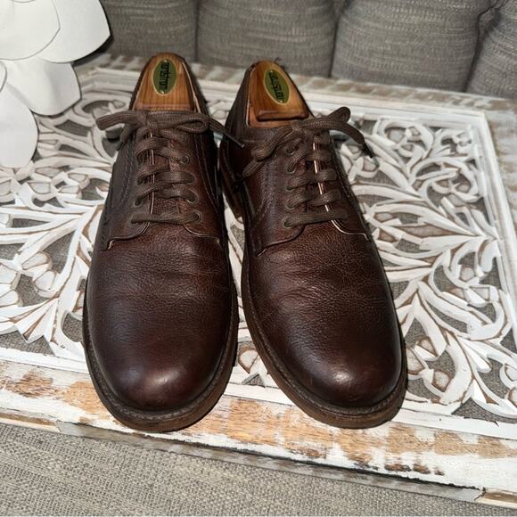 Frye Brown Leather Oxford Shoes Men’s 8.5 - Picture 6 of 9